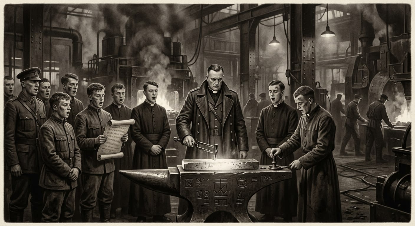 Hymnsteel — On the First Calibration, rendered as photograph.