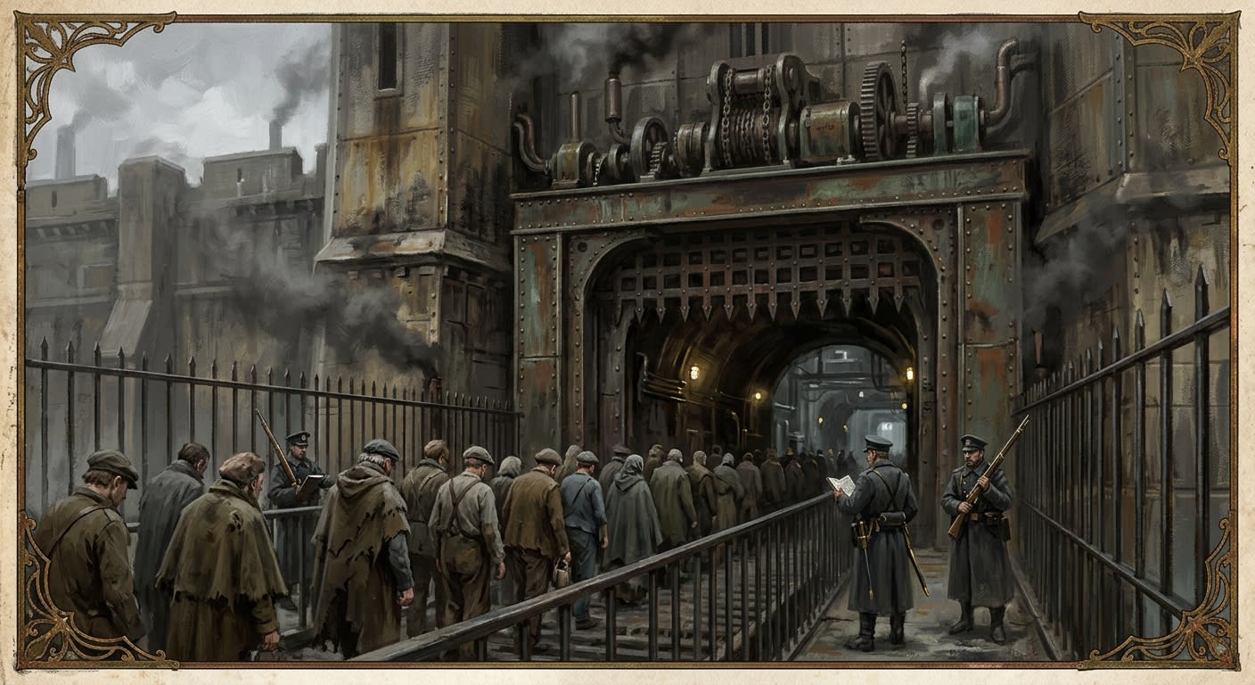 Intake Gate — Intake Gate, rendered as oil-painting.