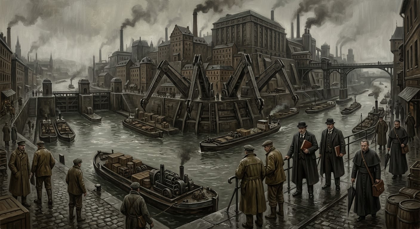 Koblenz — Koblenz, rendered as oil-painting.