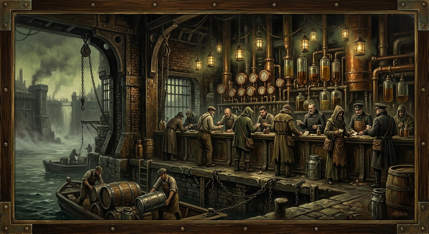 Lanternline Chandlers' Lodge — Lanternline Chandlers' Lodge, rendered as oil-painting.