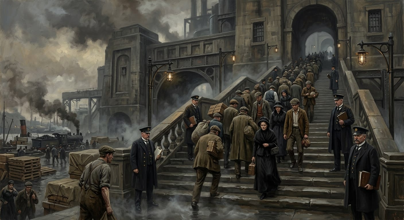 Ledger Steps — Ledger Steps, rendered as oil-painting.