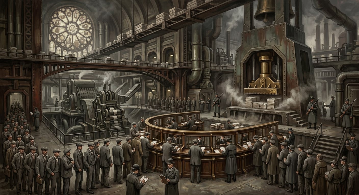 Manifest Basilica — Manifest Basilica, rendered as oil-painting.