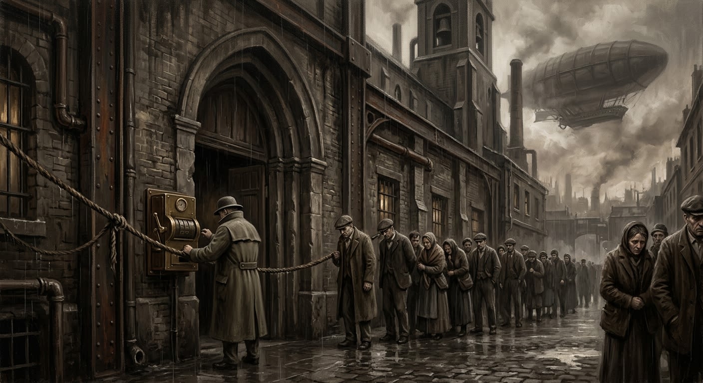 Mercy Line — Mercy Line, rendered as oil-painting.