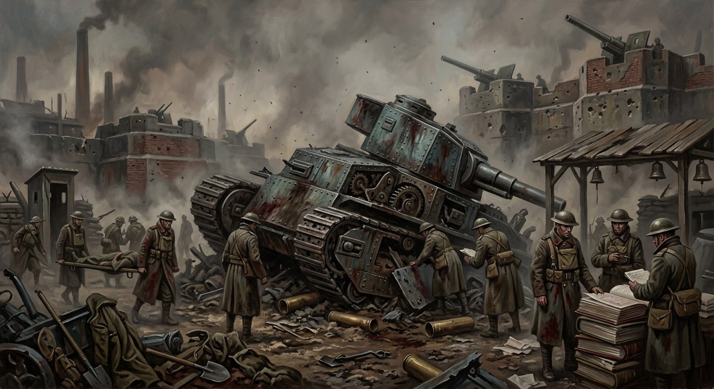 Nine-Hour Rubric — Nine-Hour Rubric, rendered as oil-painting.