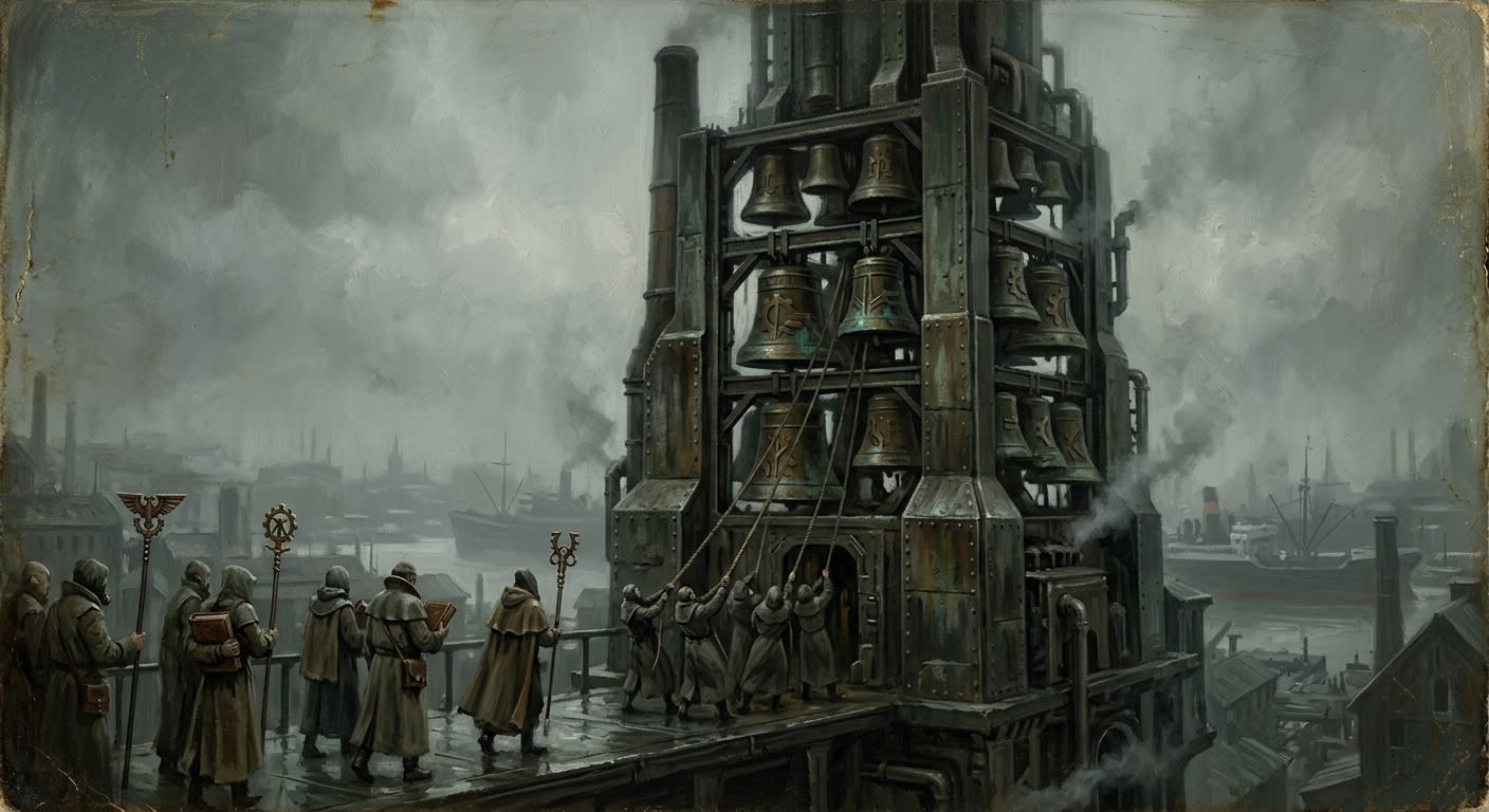 Northern Carillon — Northern Carillon, rendered as oil-painting.
