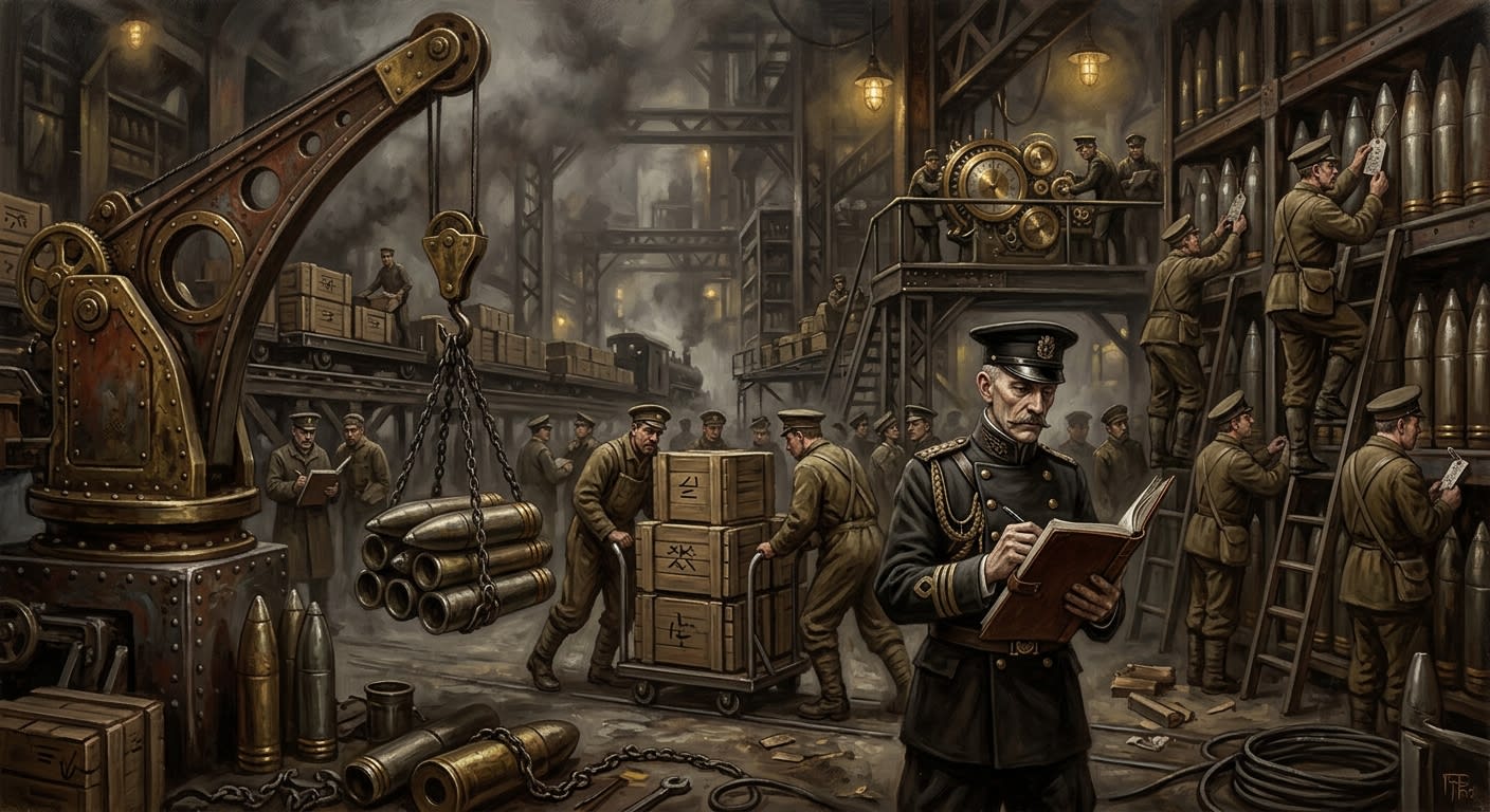 Ordnance Bureau — Ordnance Bureau, rendered as oil-painting.