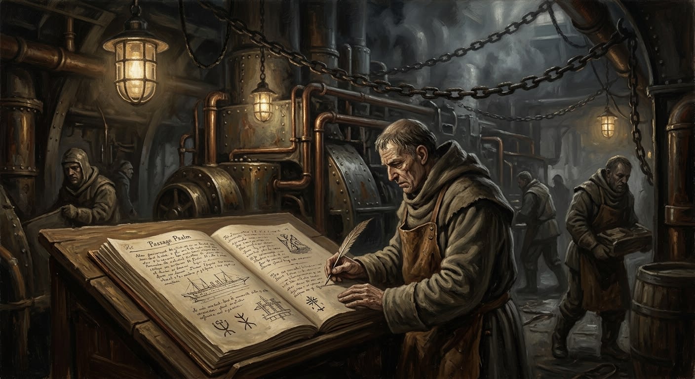 Passage Psalm — Passage Psalm, rendered as oil-painting.