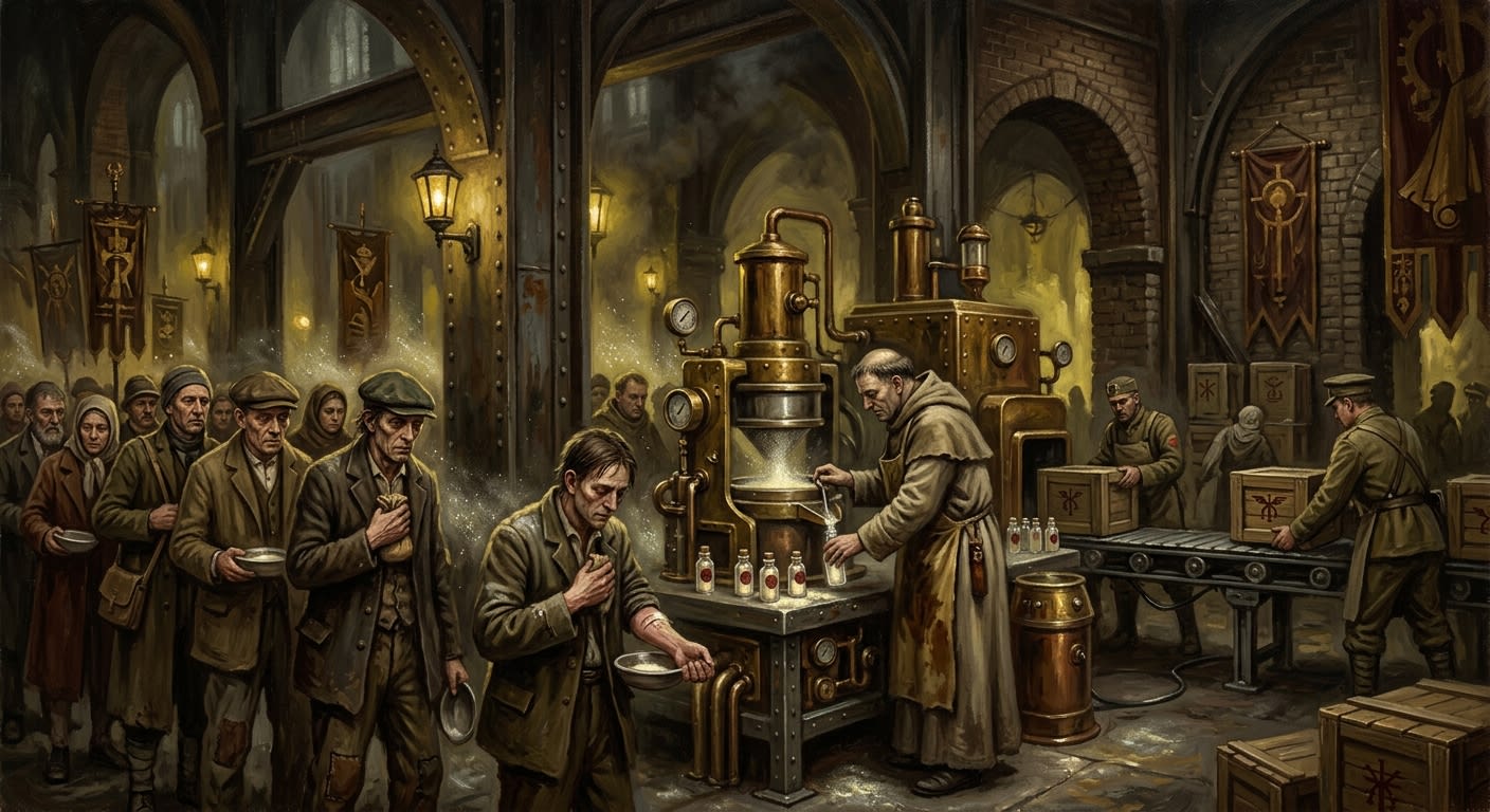 Saint-Dust — Saint-Dust, rendered as oil-painting.