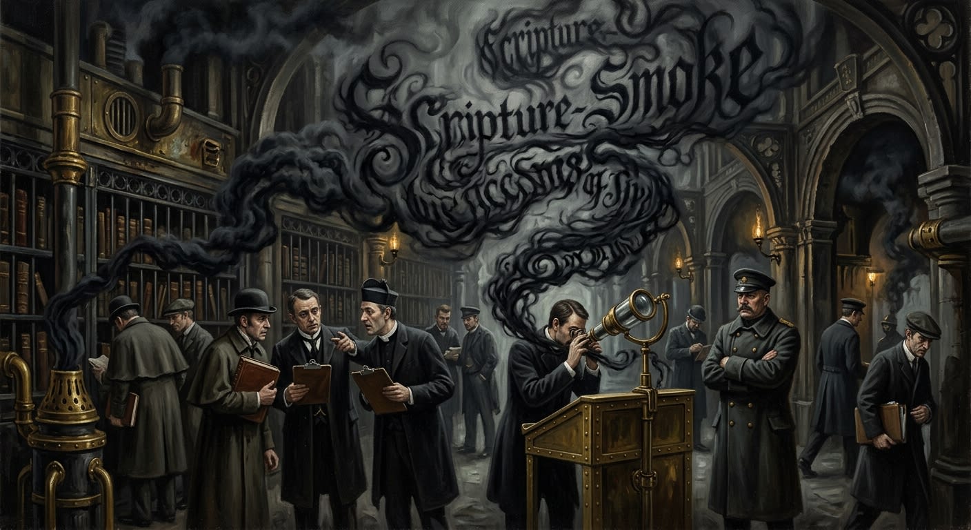 Scripture-Smoke — Scripture-Smoke, rendered as oil-painting.