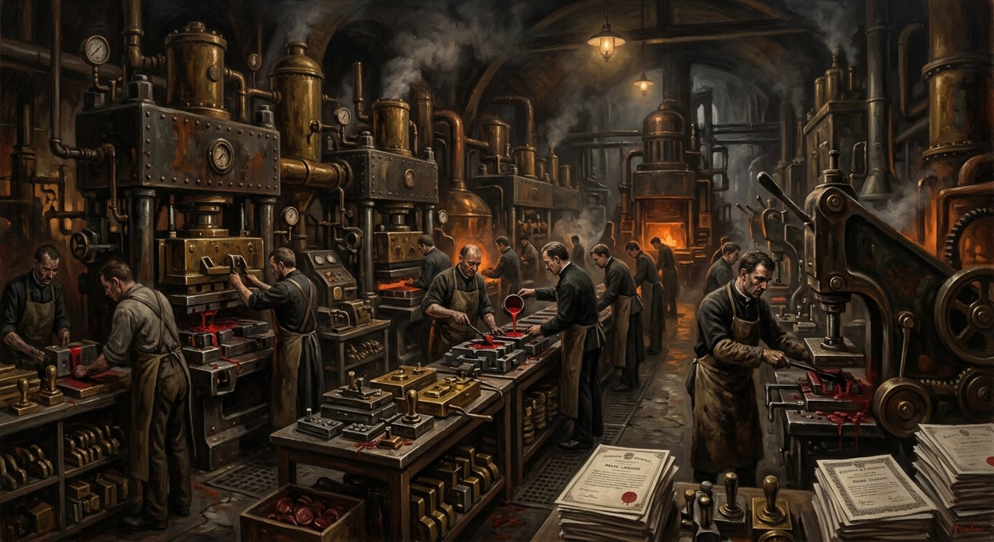 The Sigillary — The Sigillary, rendered as oil-painting.