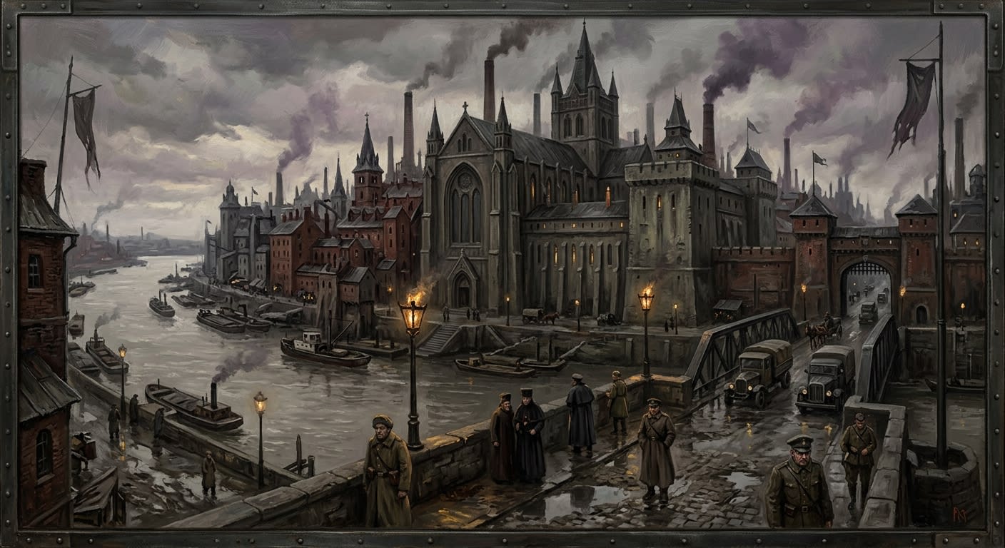 Szeged — Szeged, rendered as oil-painting.