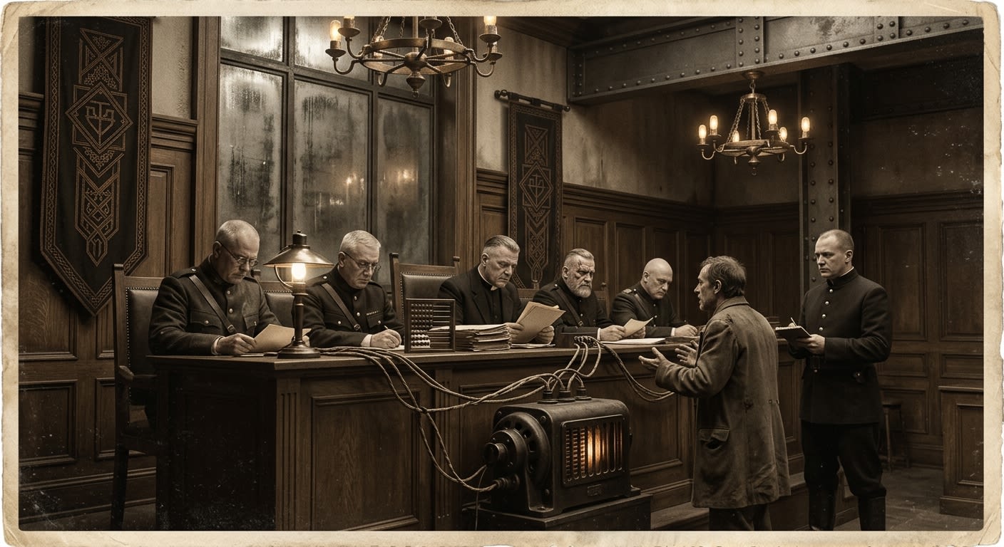 Tribunal of Clarity — On the Legal Descent from the Concordats, rendered as photograph.