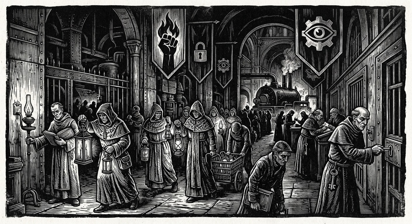 Vespers — On Its Place Among the Offices, rendered as woodcut.