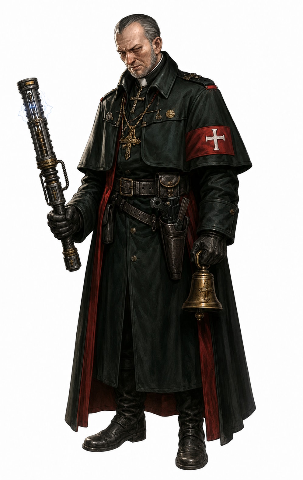 Confessor-Interrogant Ser Ivo in Synod field vestments.