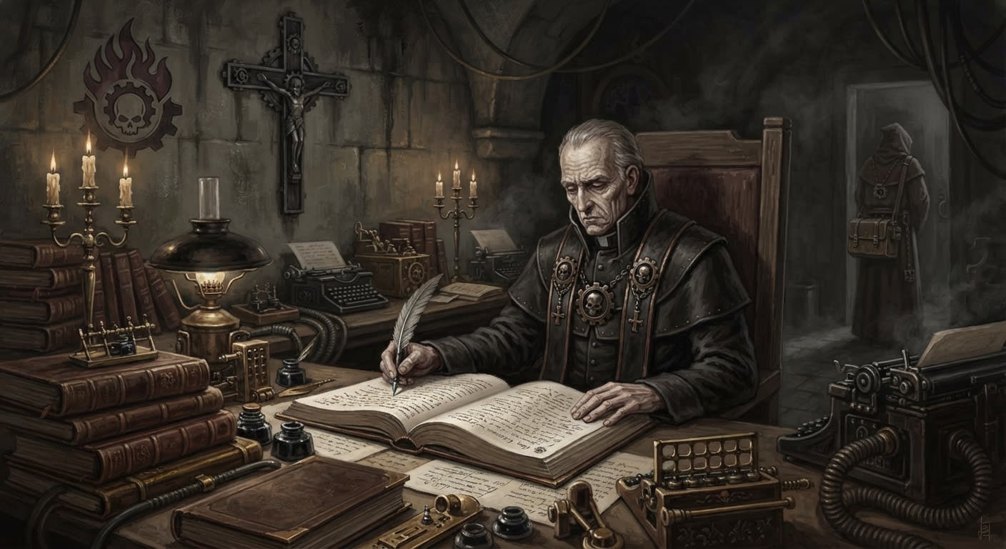 Aldric the Unbending — Aldric the Unbending, rendered as oil-painting.