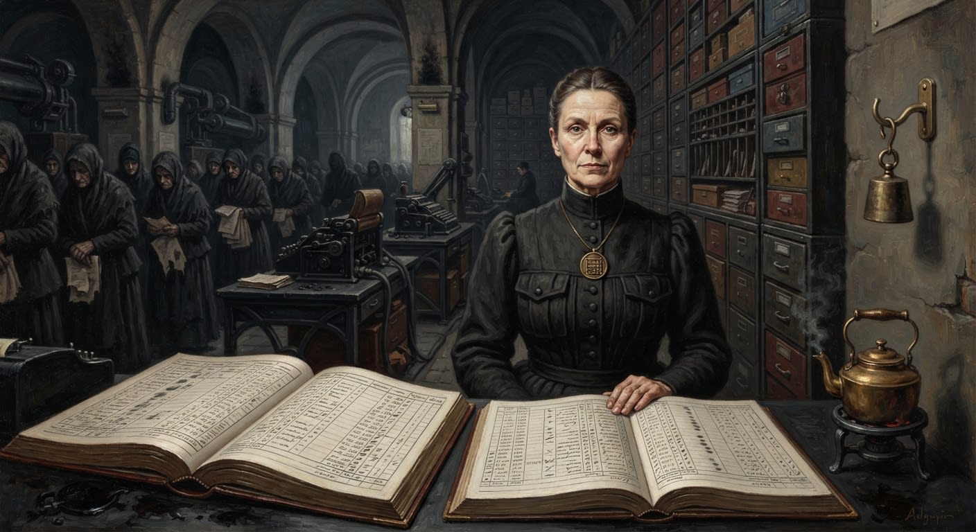 Mother Ledgermistress Anka Vey — Mother Ledgermistress Anka Vey, rendered as oil-painting.