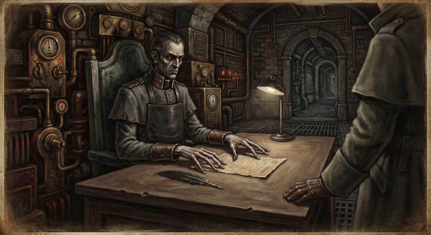 Appraisers — Appraisers, rendered as oil-painting.