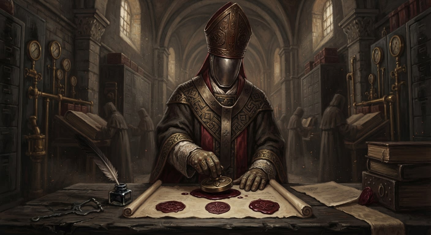 Archbishop of Lyon — Archbishop of Lyon, rendered as oil-painting.