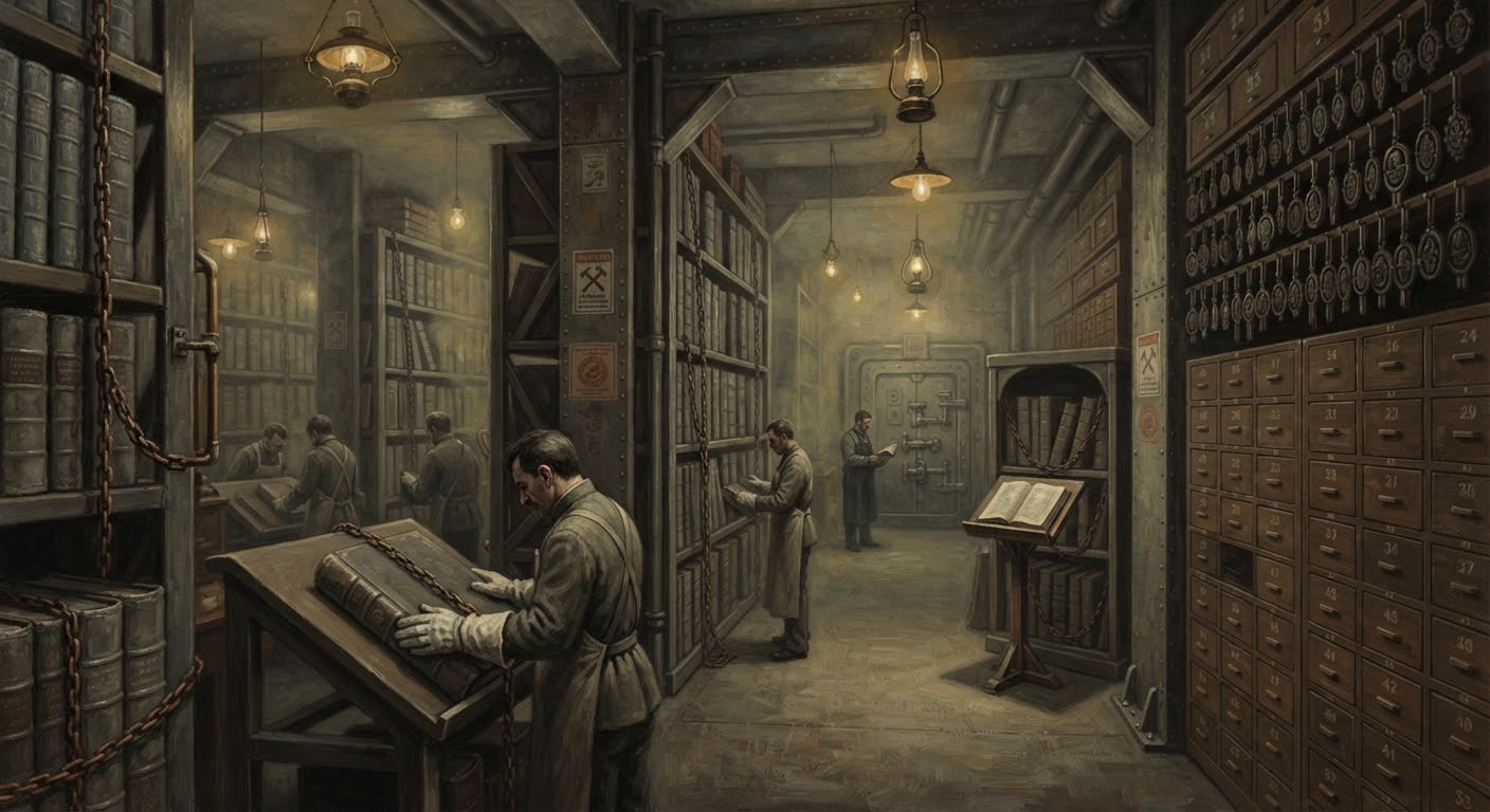 Armorial Vault — Armorial Vault, rendered as oil-painting.