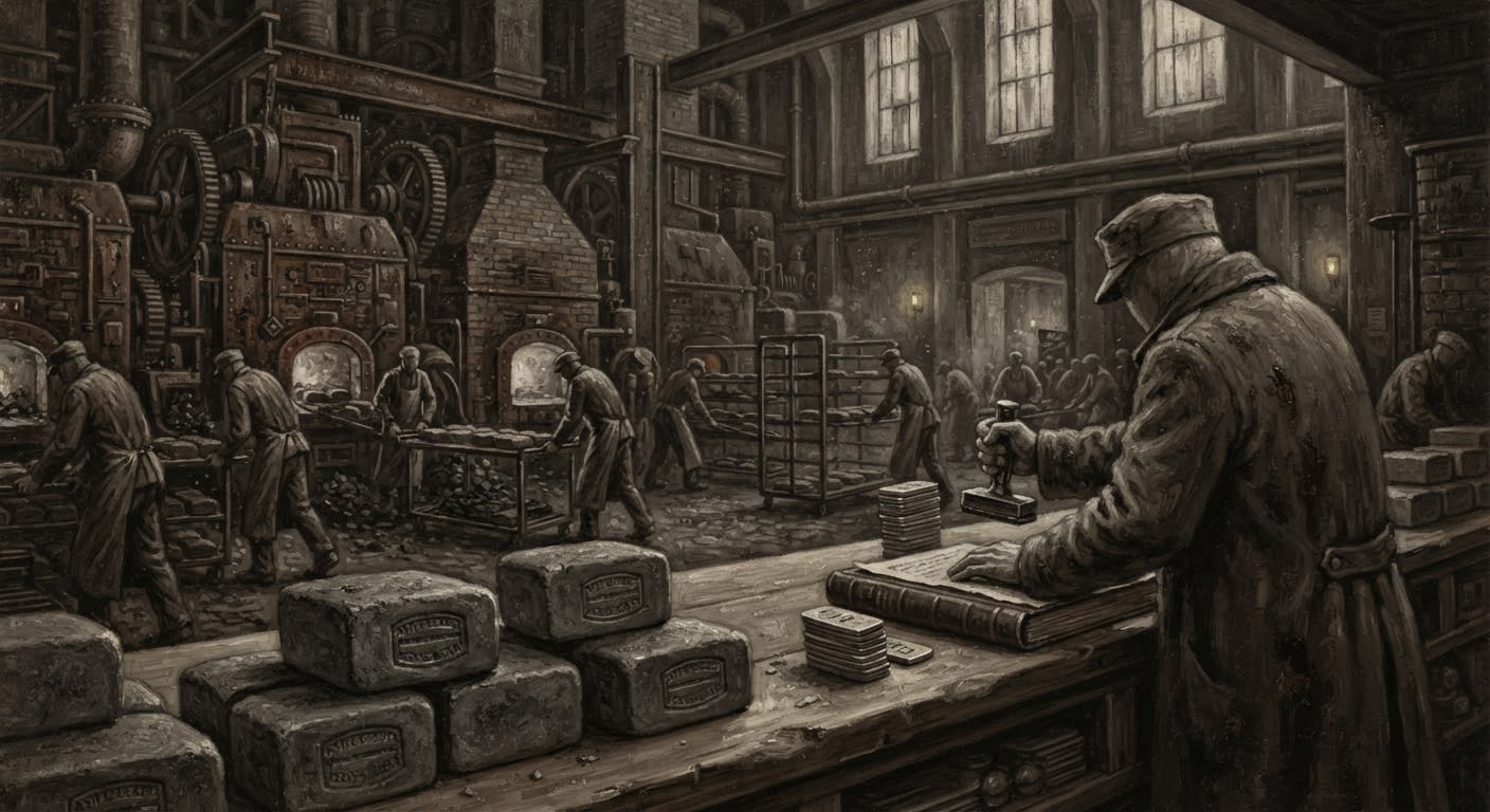 Ash-bread — Ash-bread, rendered as oil-painting.