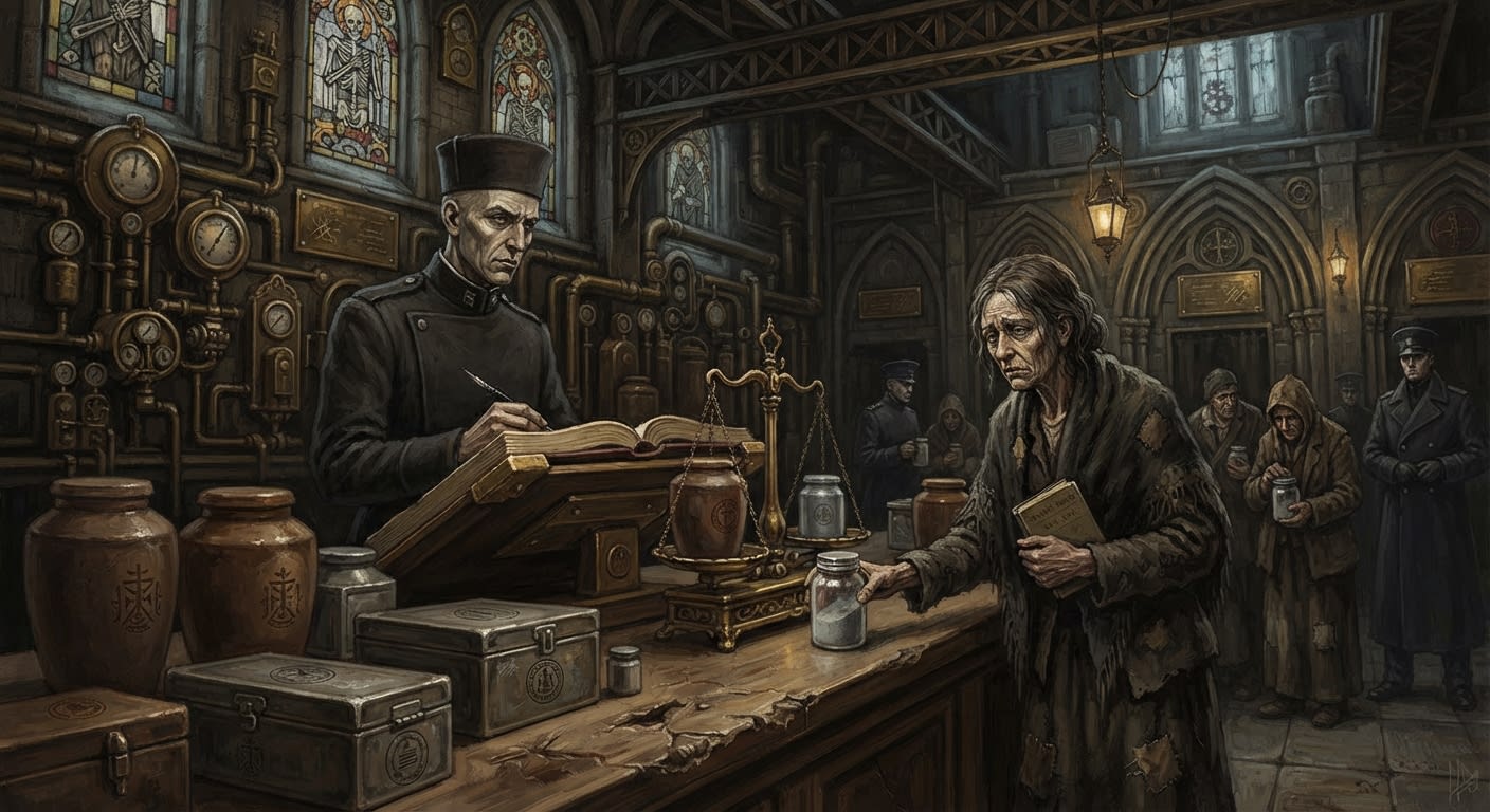Ash-Credit — Ash-Credit, rendered as oil-painting.