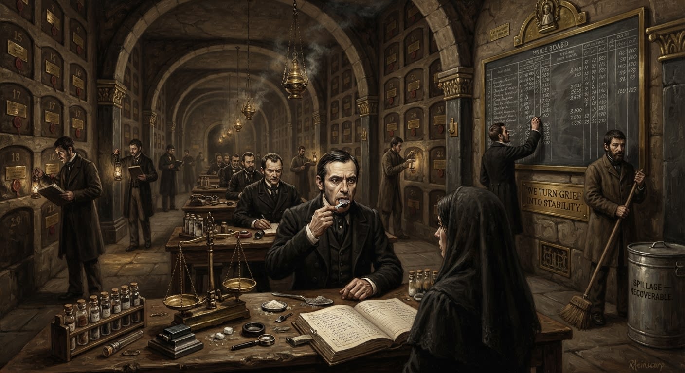Ash Exchange of Saint Pelagia — Ash Exchange of Saint Pelagia, rendered as oil-painting.