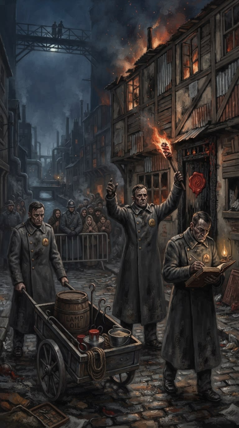 Ash-Fine Marshals — Ash-Fine Marshals, rendered as oil-painting.