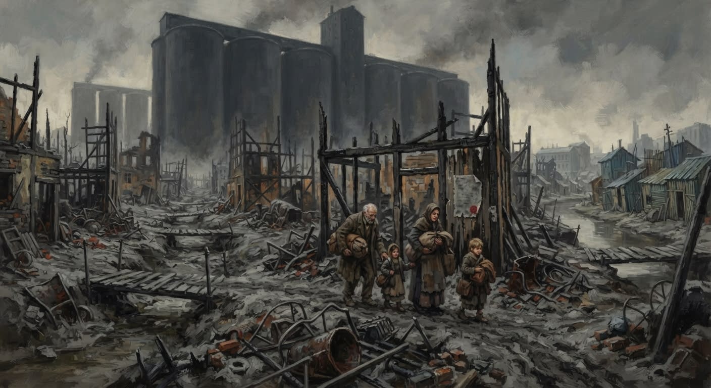 Ash Fines District — Ash Fines District, rendered as oil-painting.