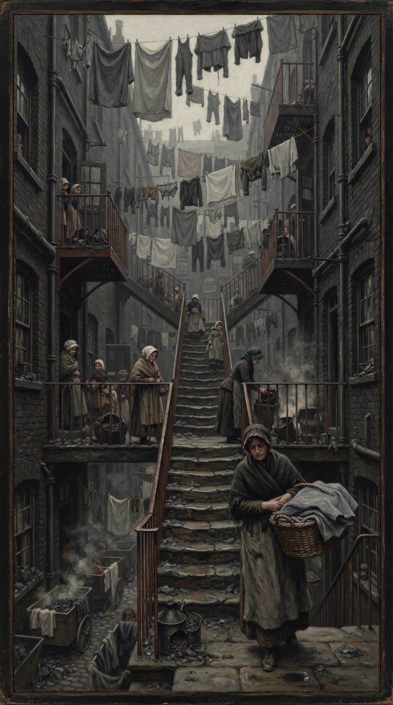 Ash Steps — Ash Steps, rendered as oil-painting.
