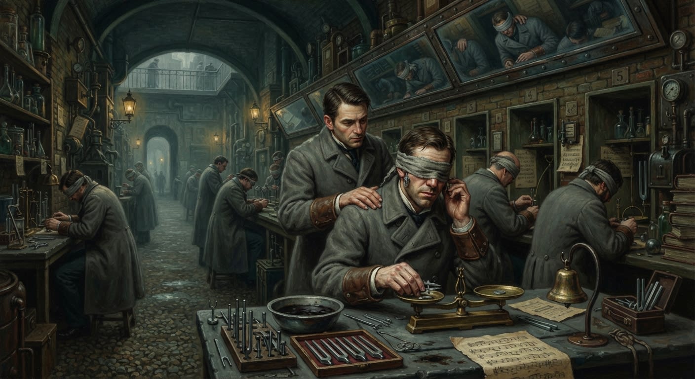 Assay Cloisters — Assay Cloisters, rendered as oil-painting.