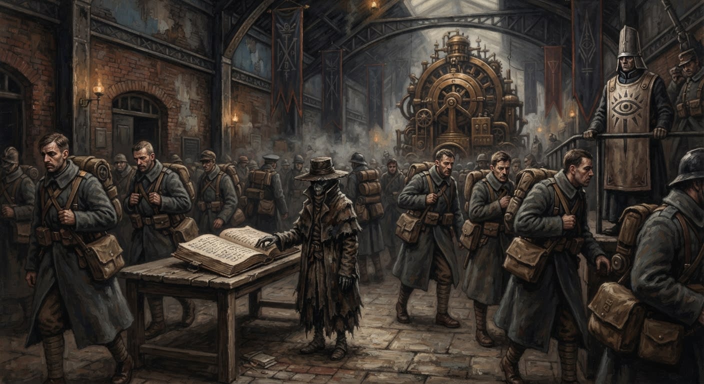 Assessors (Velmoran Demons) — Assessors (Velmoran Demons), rendered as oil-painting.