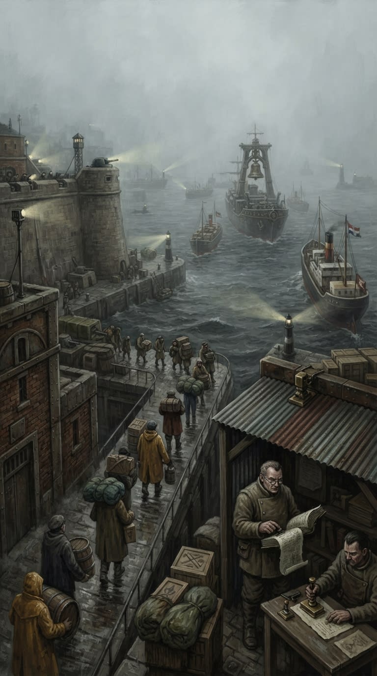 Atlantic — Atlantic, rendered as oil-painting.
