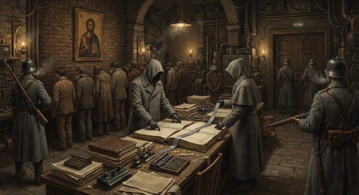 Audit Silence — Audit Silence, rendered as oil-painting.