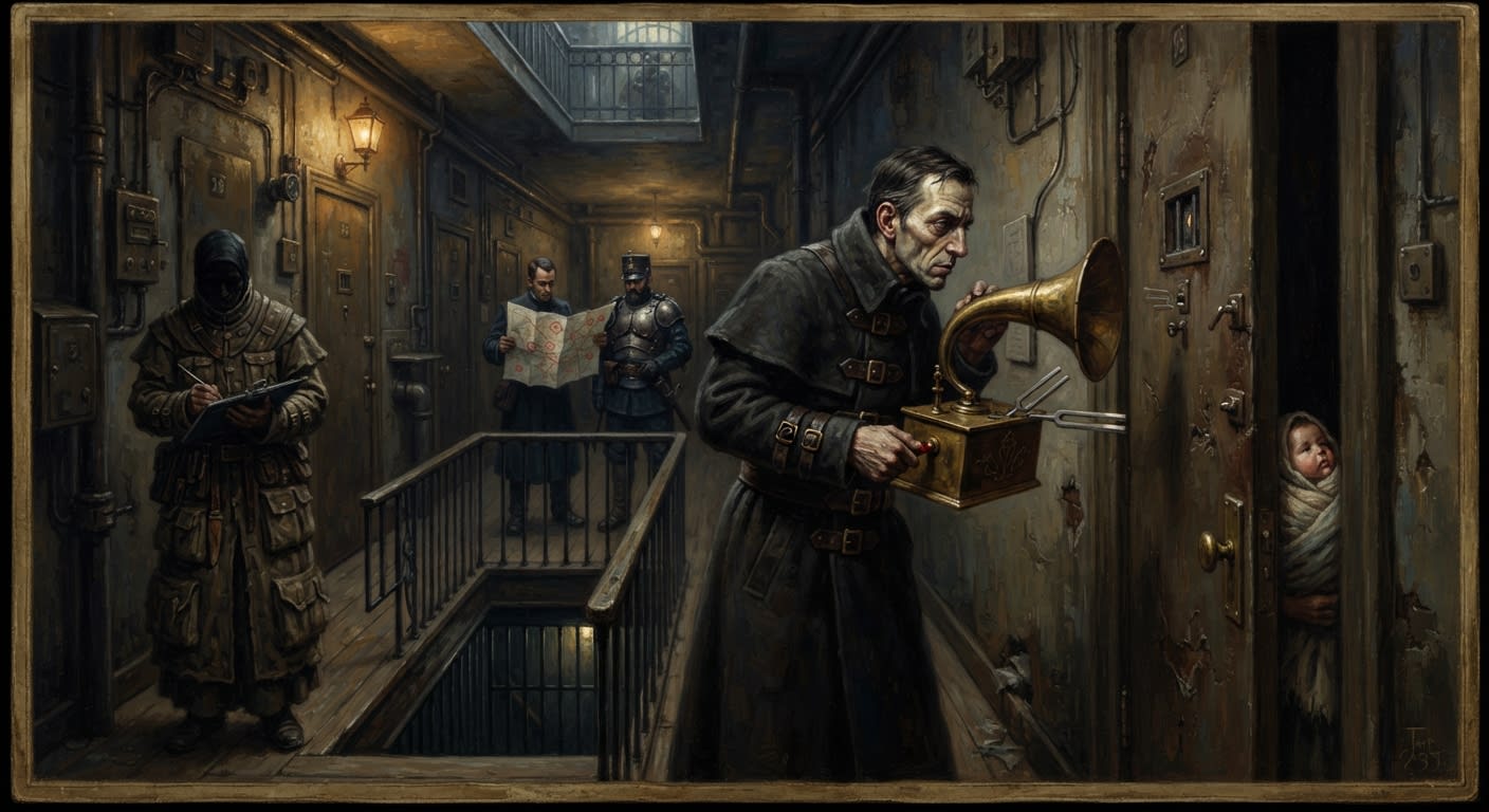 Auditory Heresy — Auditory Heresy, rendered as oil-painting.