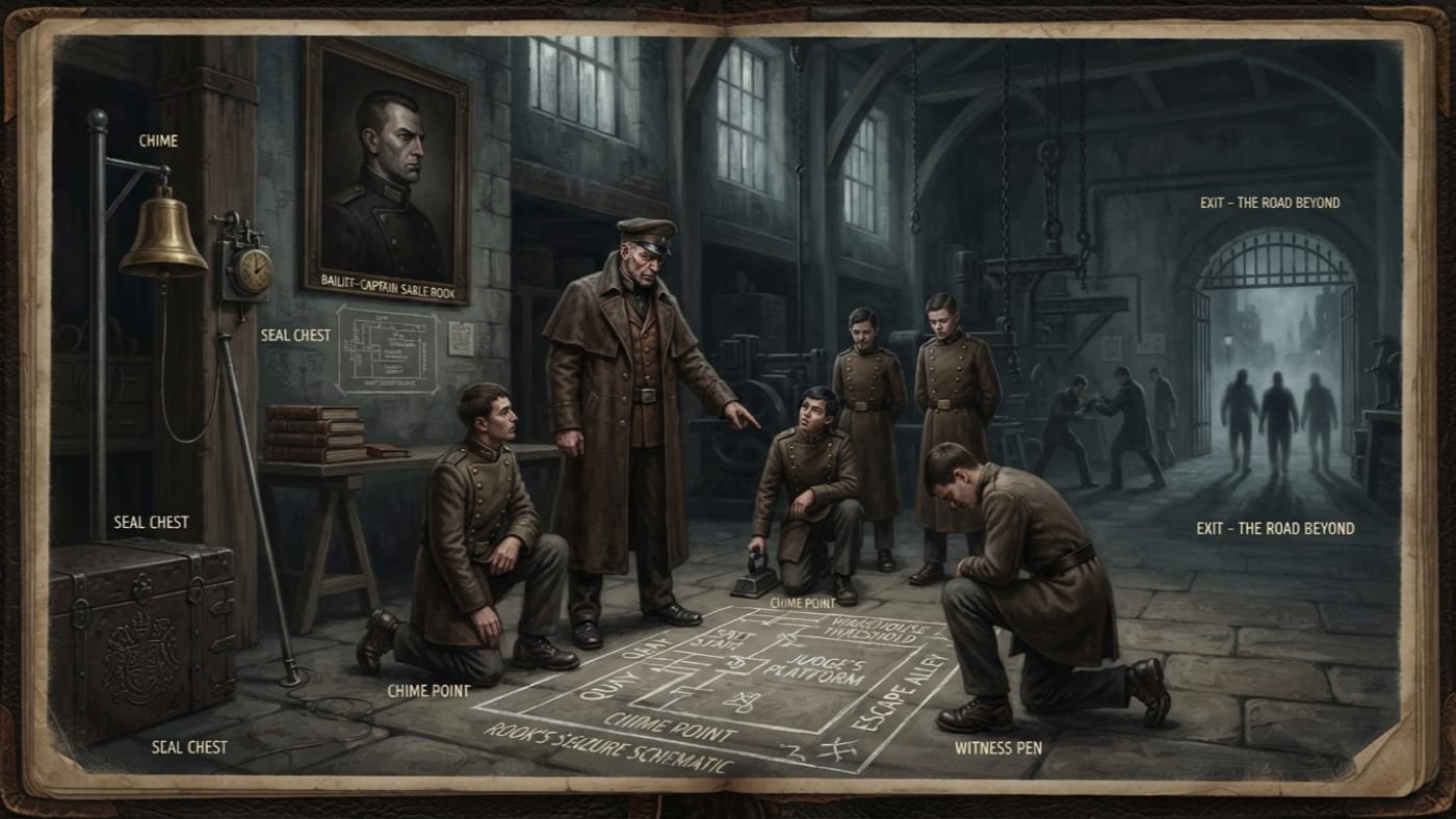 Bailiff Academy — Bailiff Academy, rendered as oil-painting.