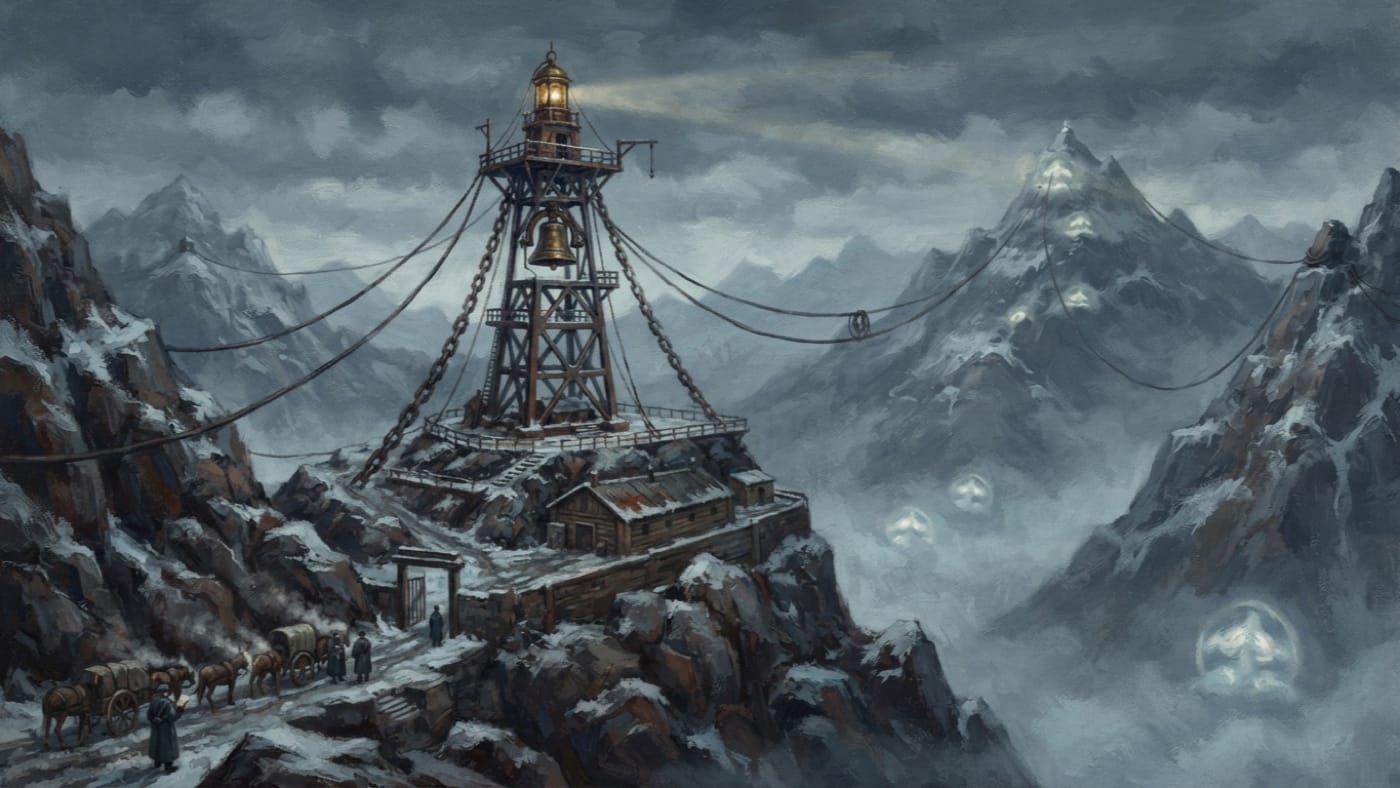 Beaconchain — Beaconchain, rendered as oil-painting.