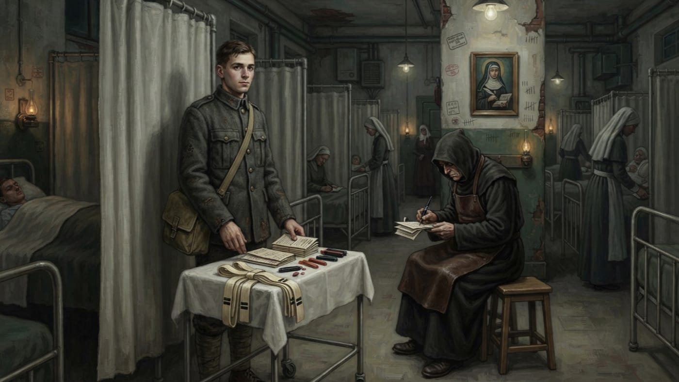 Bedside Runner — Bedside Runner, rendered as oil-painting.