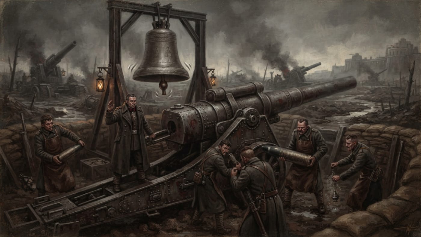 Bell-Cannon — Bell-Cannon, rendered as oil-painting.