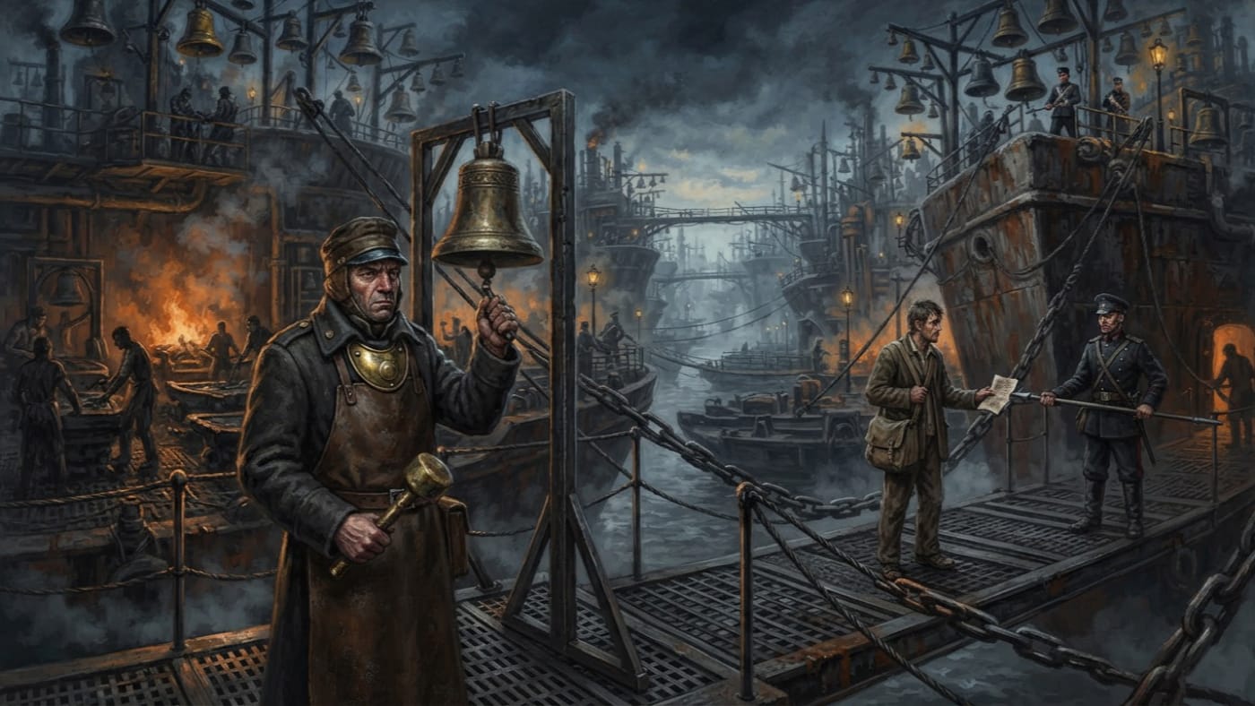 Bell Choir of Hymnworks — Bell Choir of Hymnworks, rendered as oil-painting.