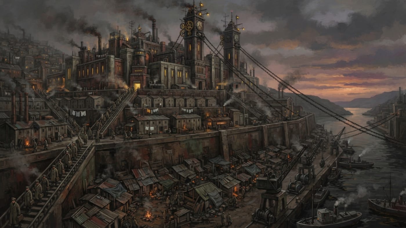 Bellhouse Heights — Bellhouse Heights, rendered as oil-painting.