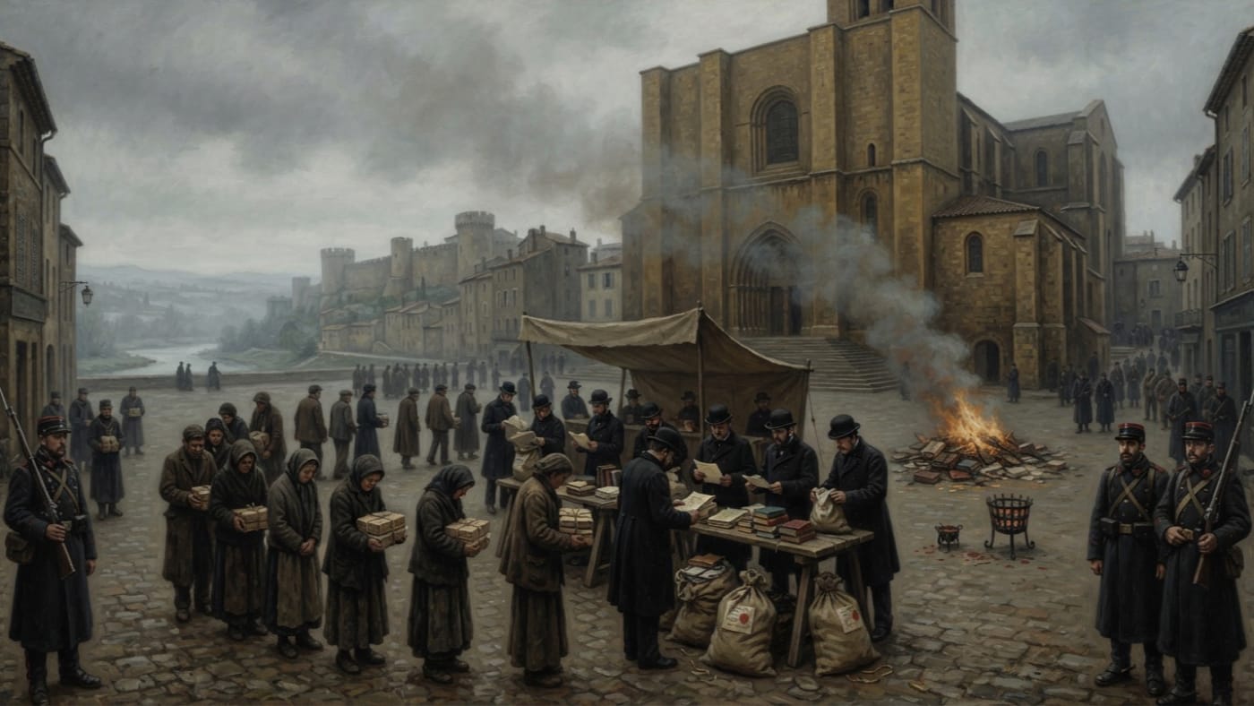 Béziers — Béziers, rendered as oil-painting.