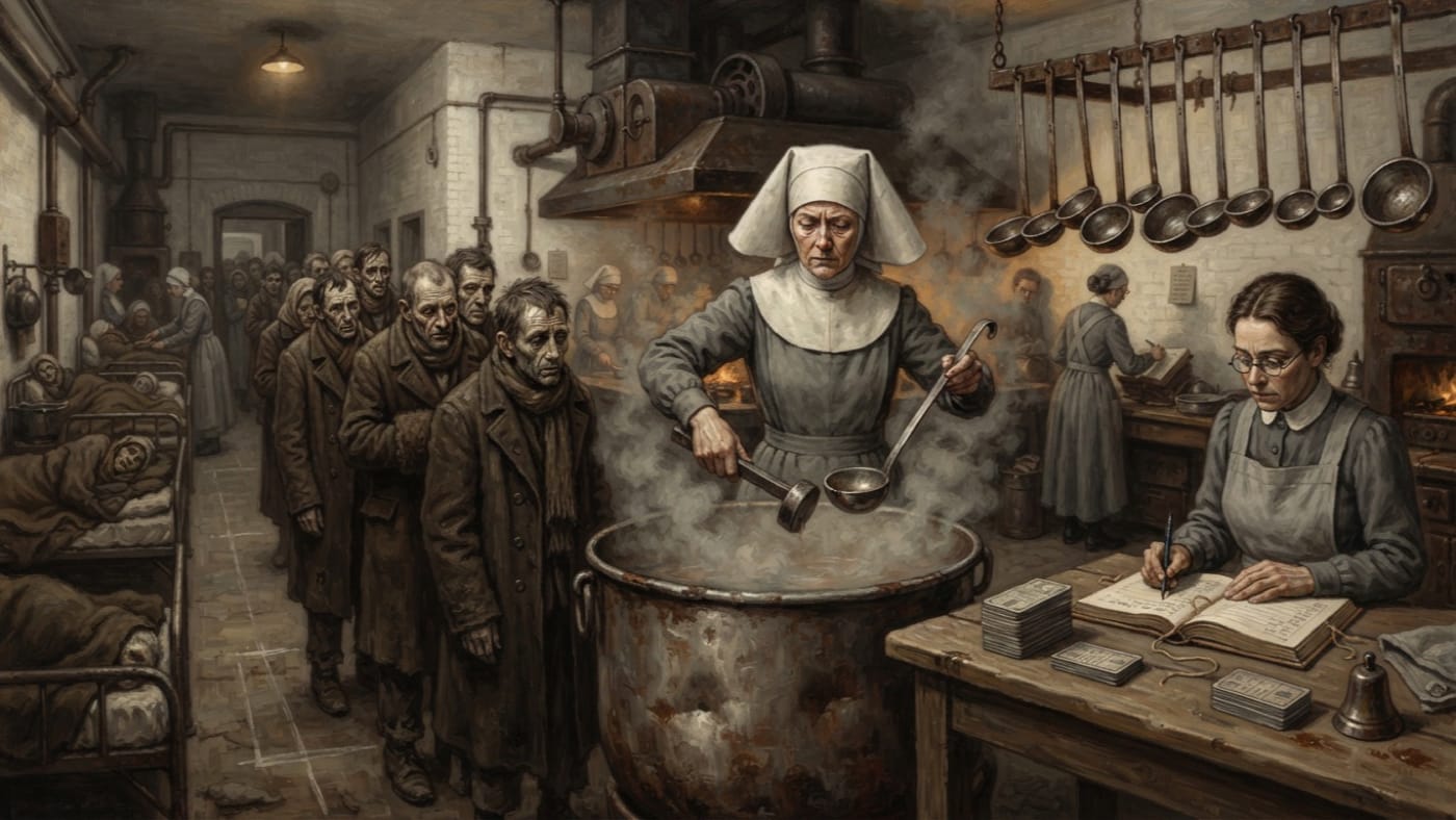 Blessing of the Ladles — Blessing of the Ladles, rendered as oil-painting.