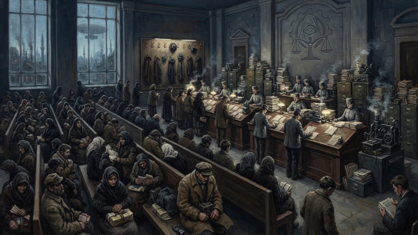Blue Zone (Constantinople) — Blue Zone (Constantinople), rendered as oil-painting.