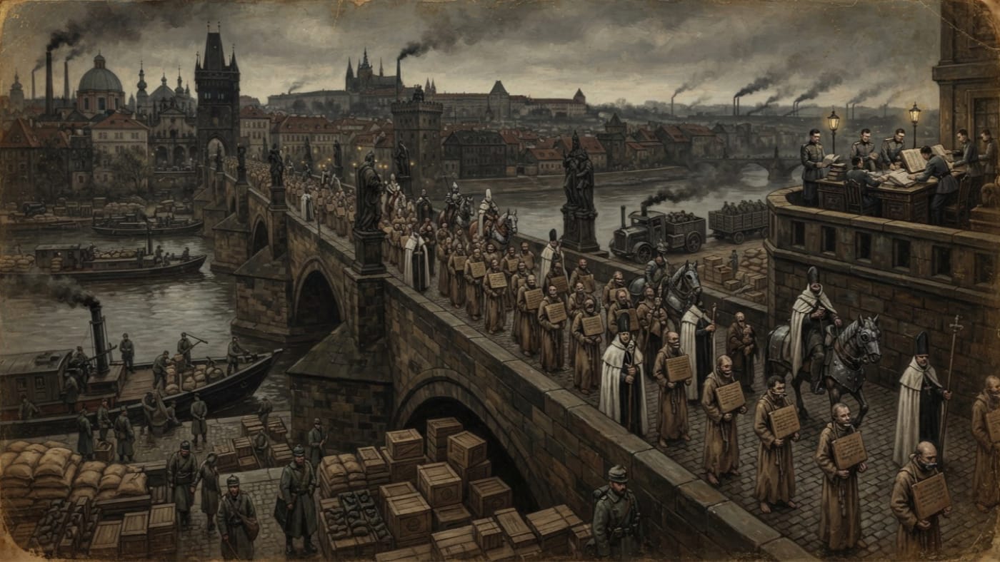 Bohemia — Bohemia, rendered as oil-painting.