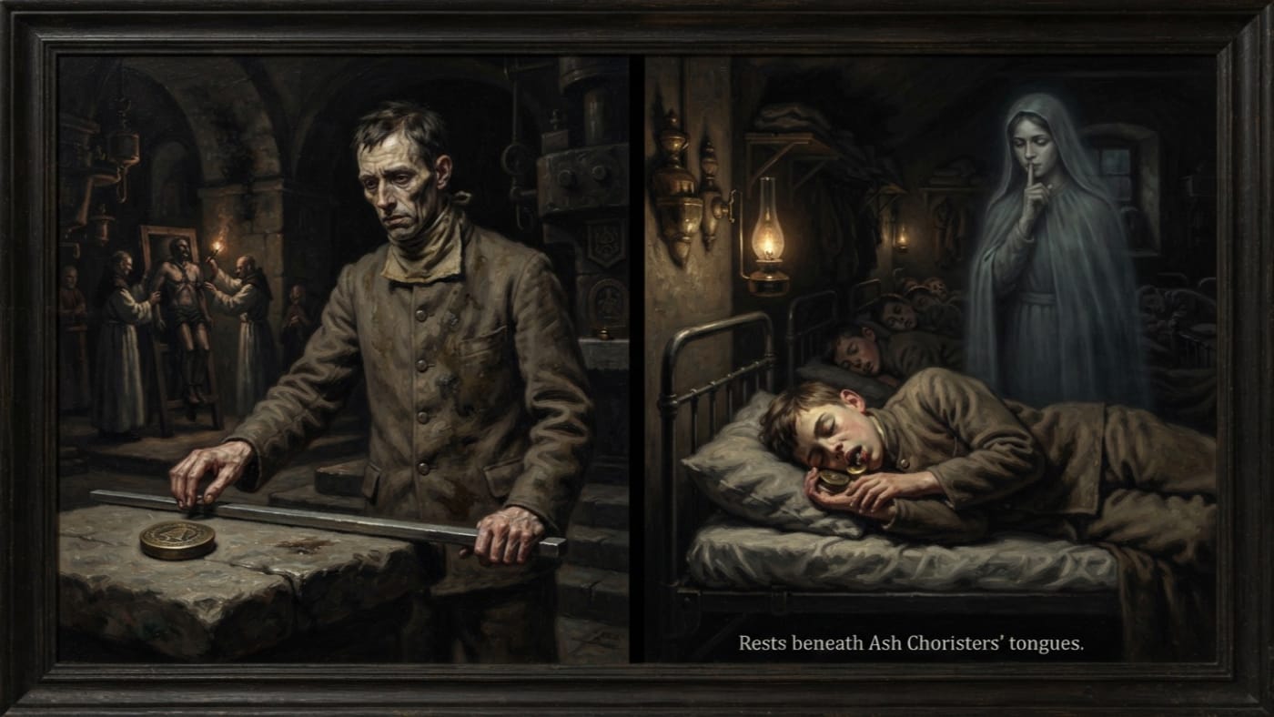 Bell-hour Metronome Token — Bell-hour Metronome Token, rendered as oil-painting.
