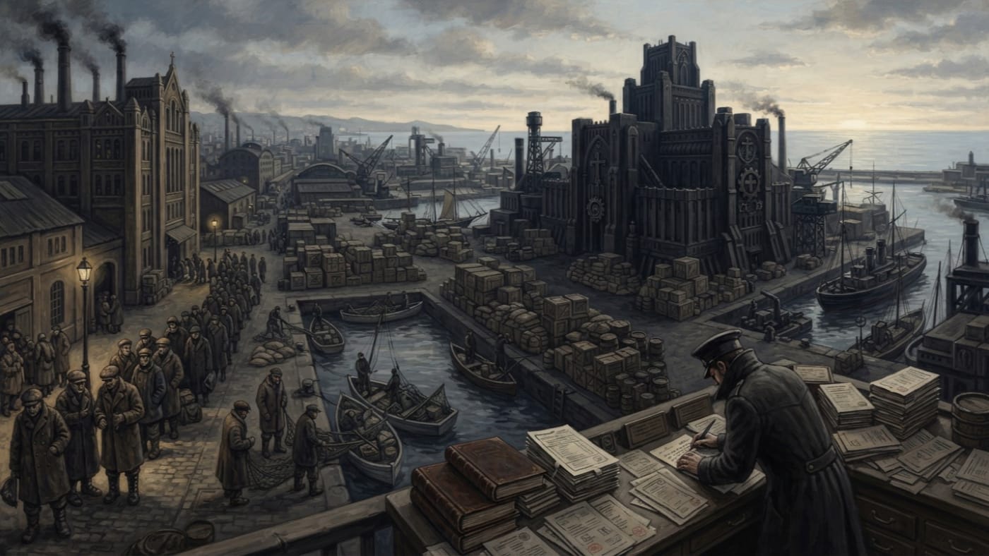 Barcelona — Barcelona, rendered as oil-painting.