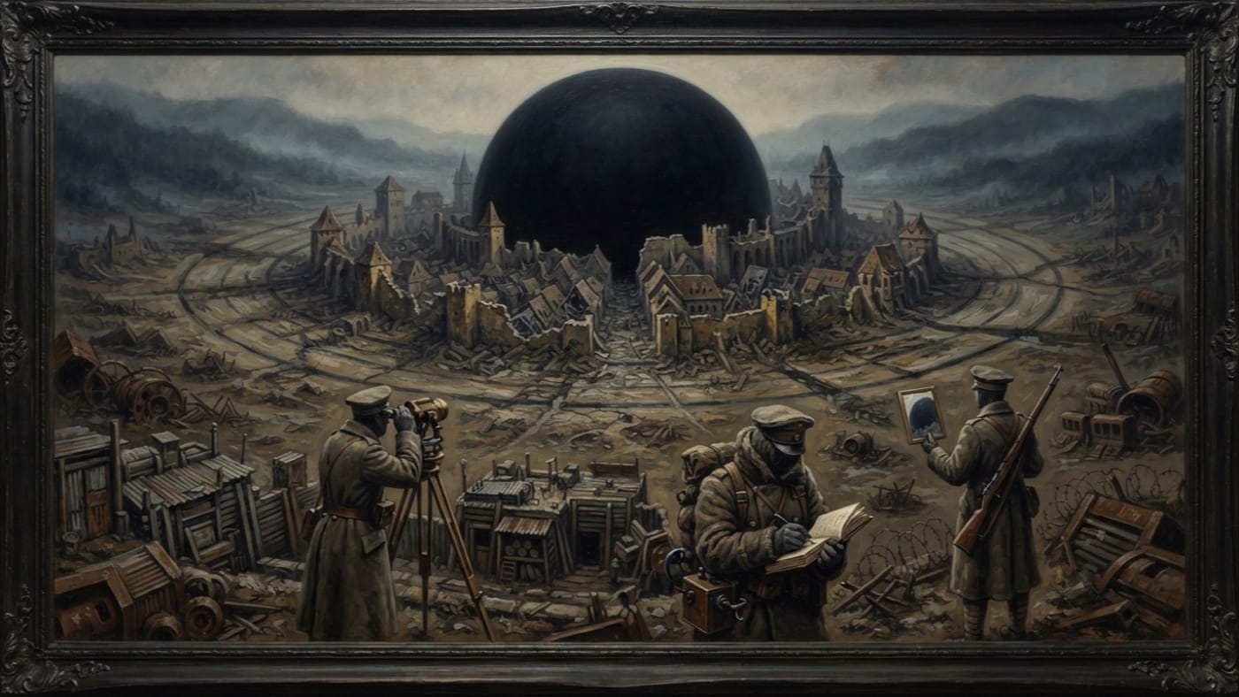 Black Dome of Brașov — Black Dome of Brașov, rendered as oil-painting.