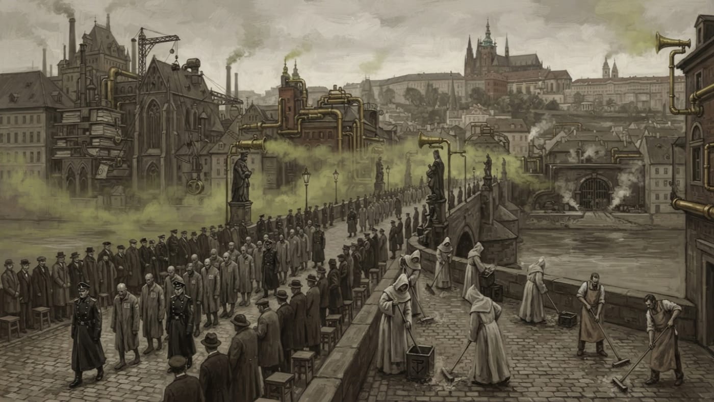 Bohemian Severity District — Bohemian Severity District, rendered as oil-painting.