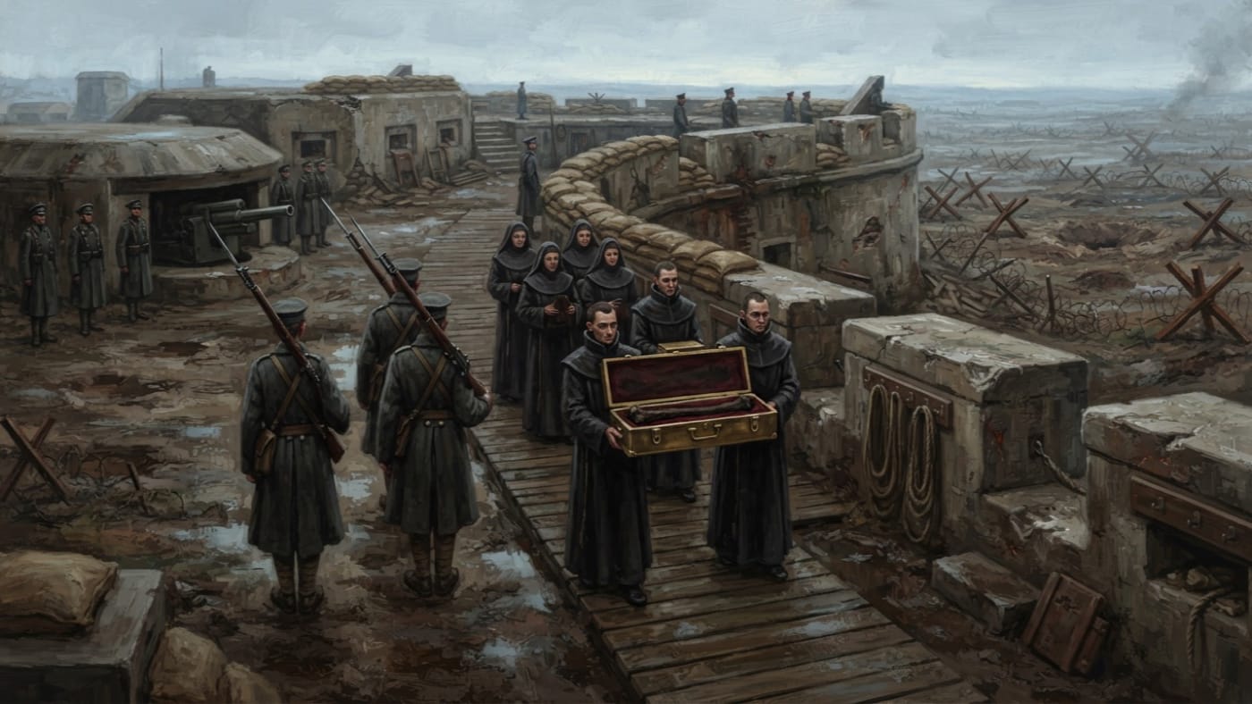 Bone Walk — Bone Walk, rendered as oil-painting.