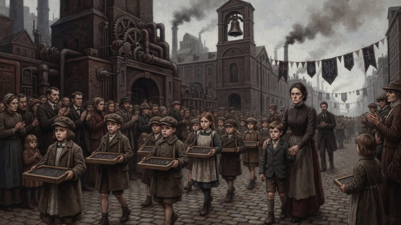 Book of Promise Parade — Book of Promise Parade, rendered as oil-painting.